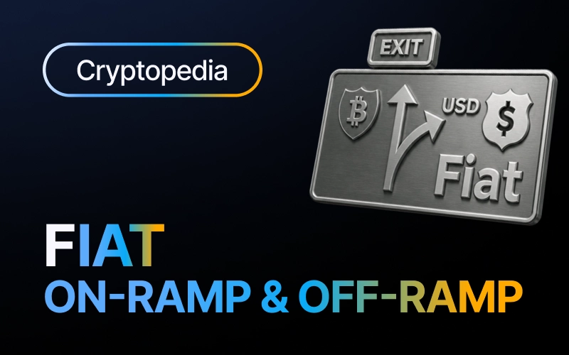 O que é um on-ramp e um off-ramp de fiat em cripto?