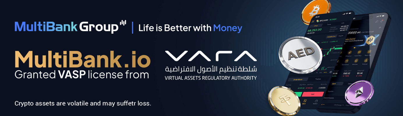 MultiBank Group, The World’s Largest Financial Derivatives Institution, Expands Its Global Regulatory Footprint By Obtaining Its UAE Vara License For Virtual Assets Through Its Subidiary mb.io