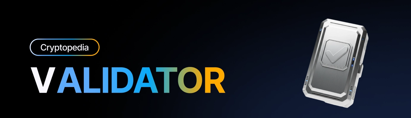 What is a validator in crypto?